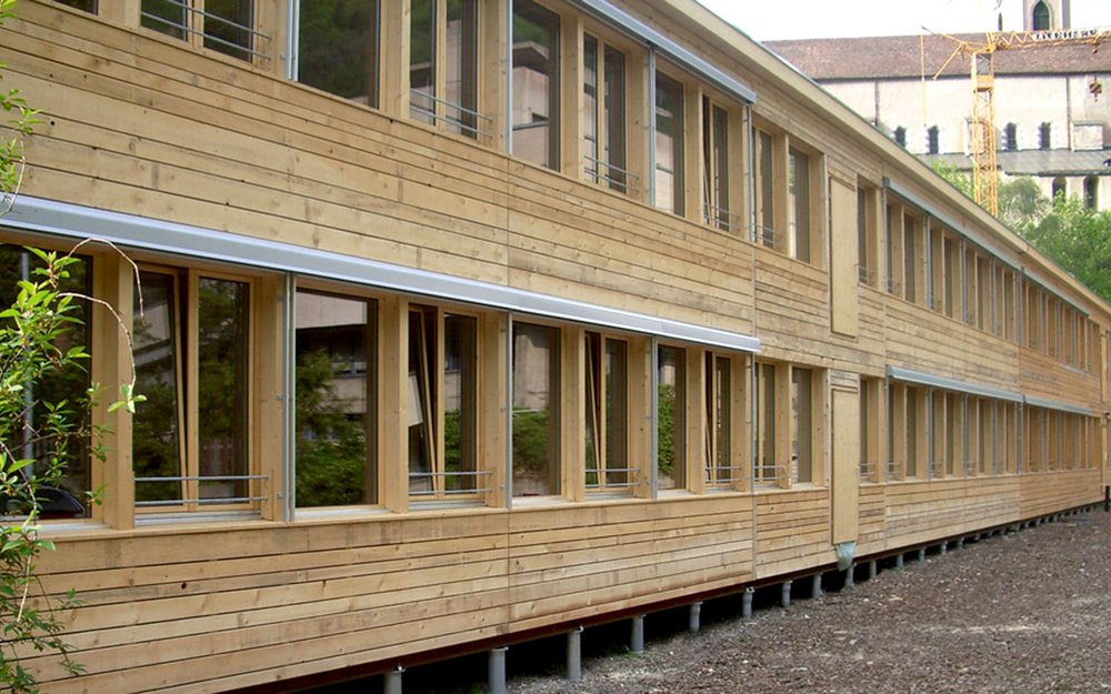 Gebäude in Holzbauweise