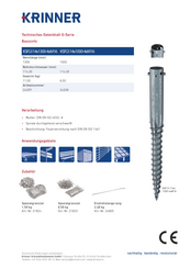 KSF G 114x1300-4xM16