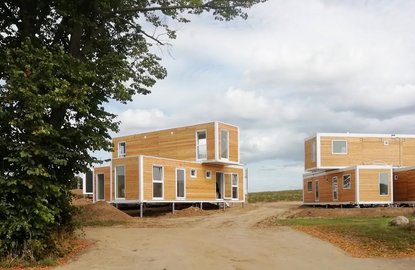 Temporary school boarding houses in Helsinge