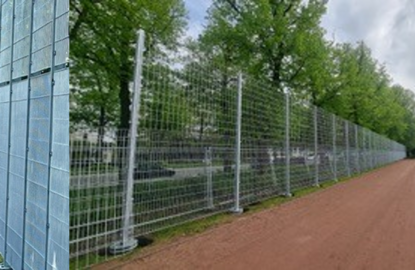 Ball catch fence system
